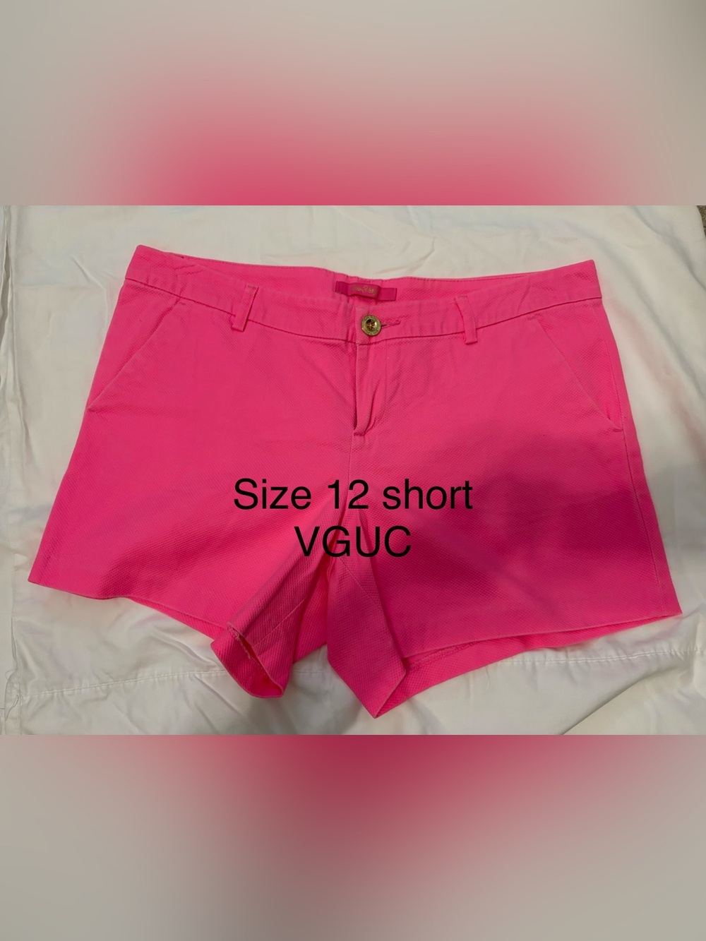 Lilly Pulitzer Bright Pink Tailored Bermuda Shorts